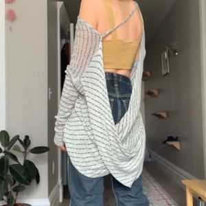 FP Open Back Sweater
